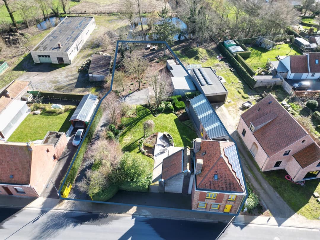 Woonwijk recht van bovenaf